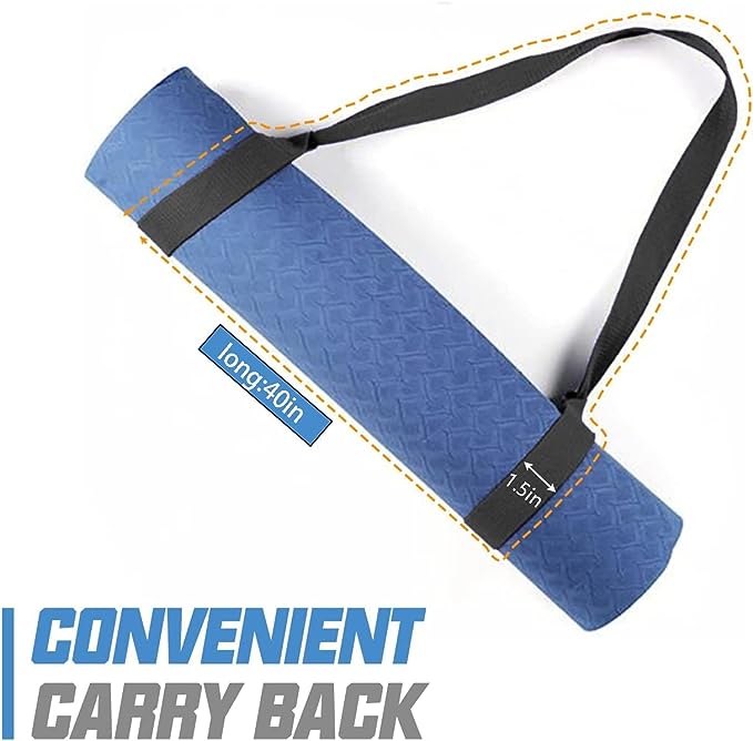 Yoga Mat Carrier Strap, Adjustable Thick Straps Sling for Carrying
