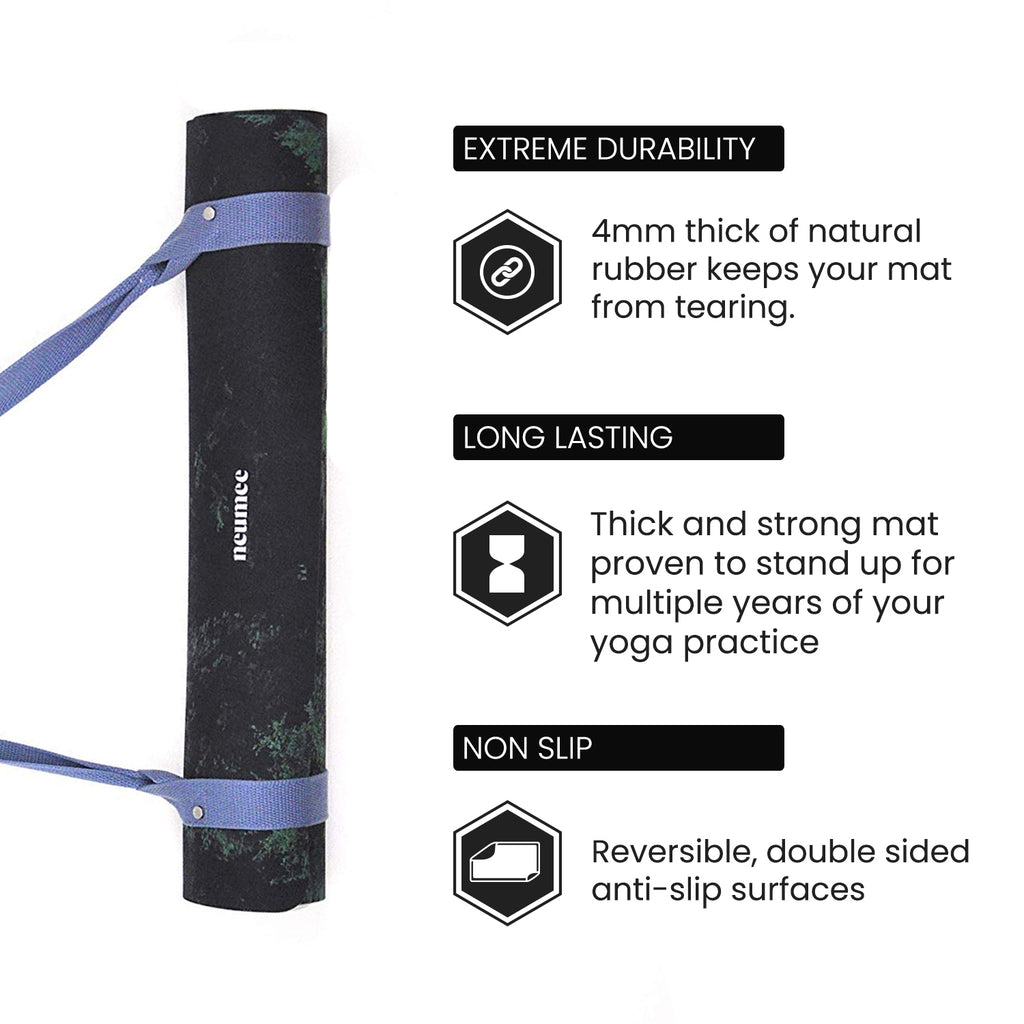 Best Non Slip Yoga Mat - 1.5 mm Thick Fordable Mat