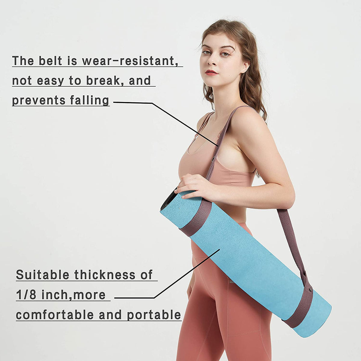 Breathe Yoga Mat (PM814-BRE) from Elysian : Hypoallergenic Yoga
