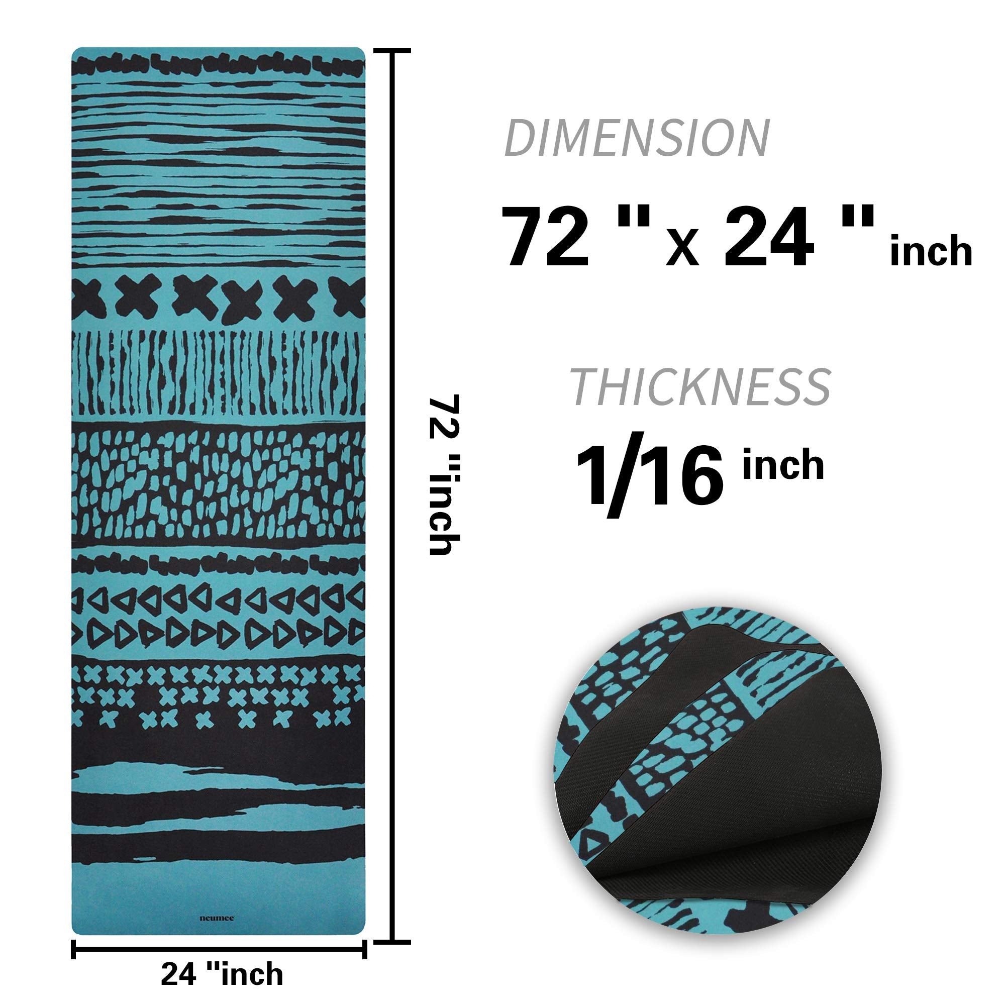 Eco Friend Yoga Mat That Is Lightweight - 1.5 mm Thick Foldable