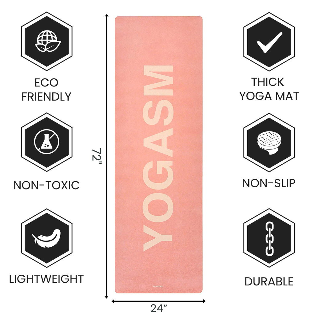 Grippy Yoga Mat - 1.5 mm Thick Fordable Mat