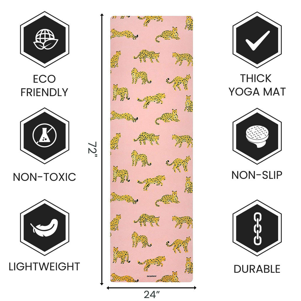 Breathe Yoga Mat - 4mm Thick Foldable Mat With Free Strap