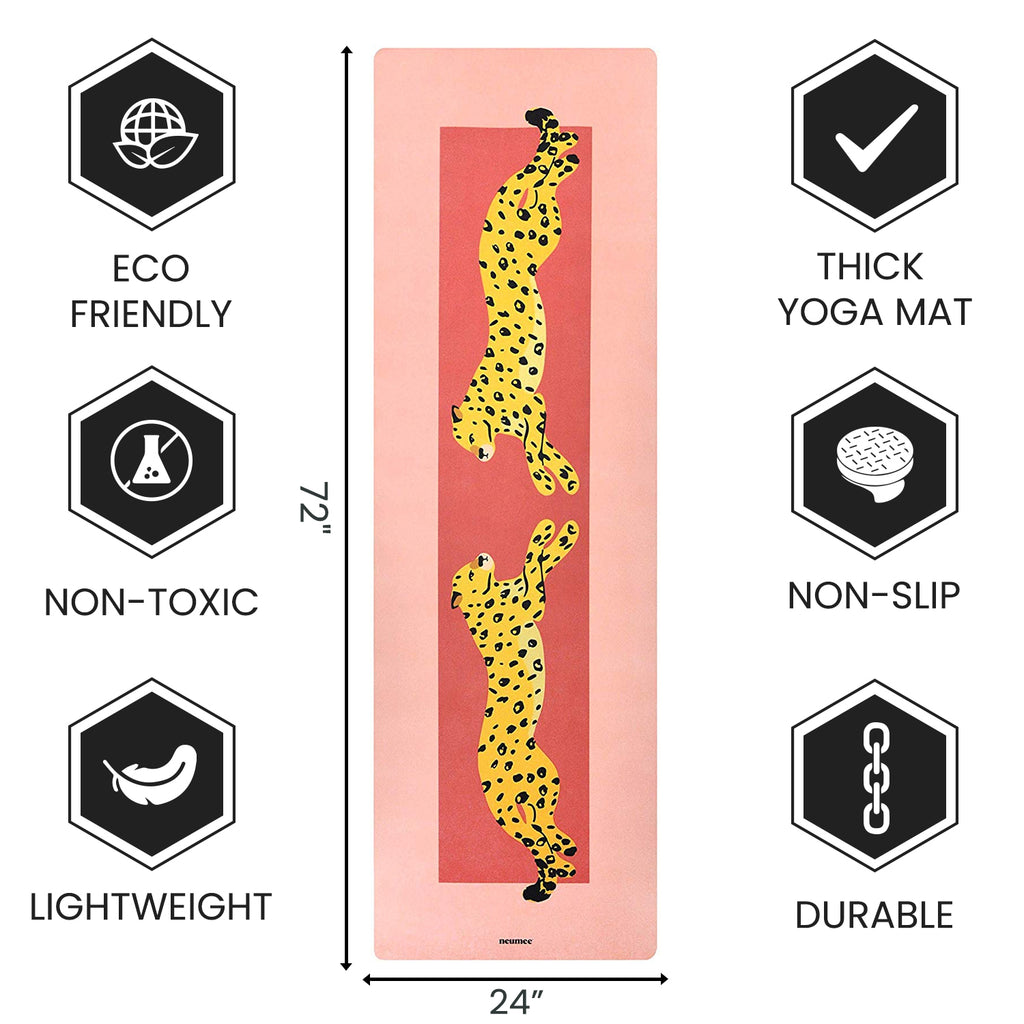 Organic Yoga Mat - 4mm Thick Of Natural Rubber