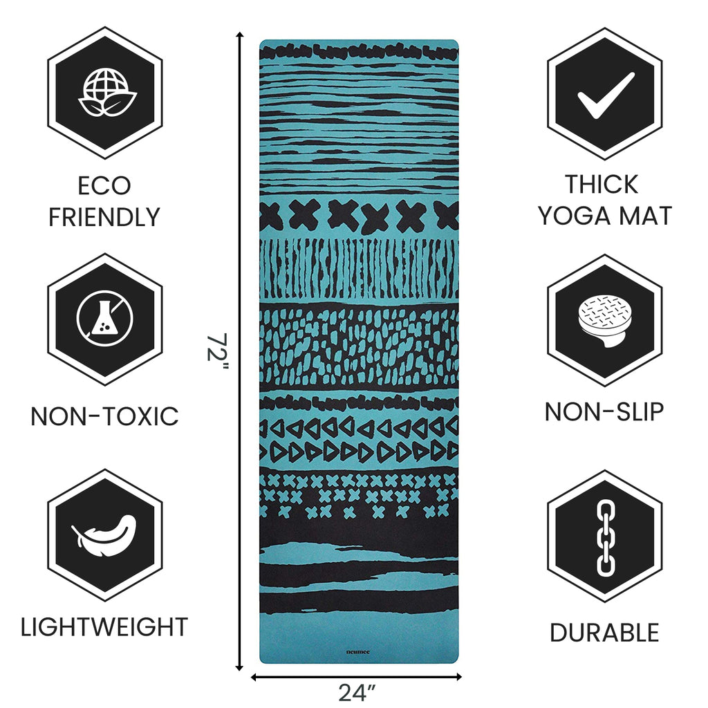 Eco Friend Yoga Mat That Is Lightweight - 1.5 mm Thick Fordable Mat