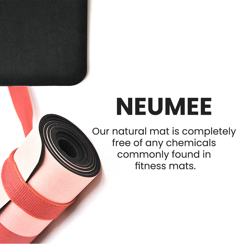 Numu Foldable Yoga Mat with Yoga Carrying Strap - Nonslip, Lightweight, and  Portable 1/4” Inch Thick Workout Exercise Mat - Perfect for Easy Storage