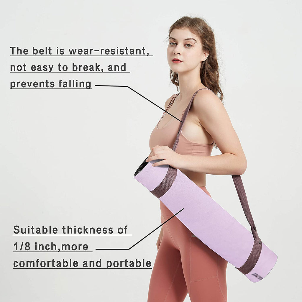 Eco-Friendly Yoga Mat for Yoga & Fitness with Extra Straps for Free